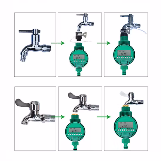 자동 전자 타이머, LCD 디스플레이, 솔레노이드 밸브, 물 타이머, 정원 관개 제어 시스템
